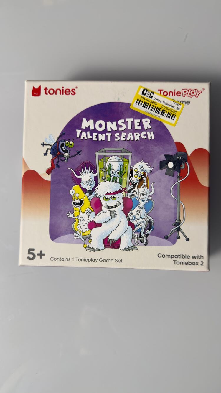 Tonies Tonieplay Monster Talent Search Game Toniebox 2 NEW Sealed